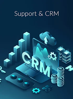 Support  and <br>CRM